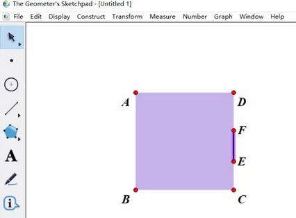 Kaedah khusus untuk merealisasikan gelongsor segmen garis panjang tetap di sekeliling petak menggunakan pad lakar geometri