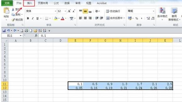 Excel根據資料快速產生長條圖的操作步驟