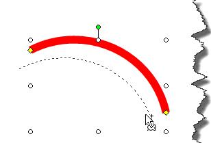 How to make an arc-shaped rainbow in PPT_Steps to make an arc-shaped rainbow in PPT