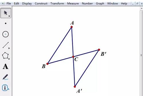 How to use geometric sketchpad to create graphics translation and rotation