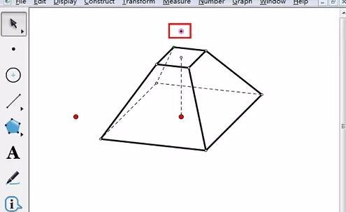 Cara menggunakan alatan tersuai untuk melukis prisma segi empat sama pada pad lakar geometri