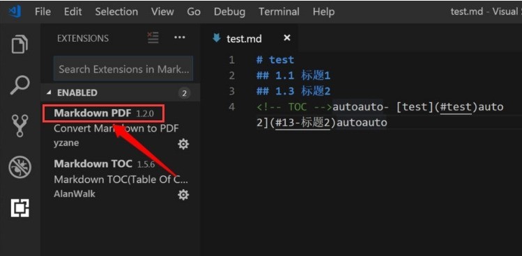 How to convert markdown file format in Vscode_How to convert markdown file format in Vscode