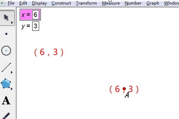 Use the geometric sketchpad to create points that satisfy given coordinate values.