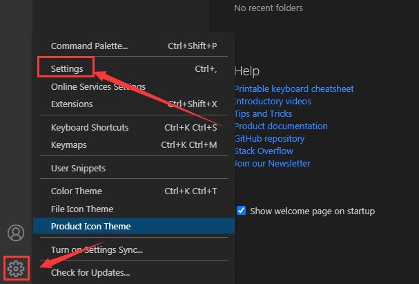 VSCode はどこで IT 環境を閉じますか?