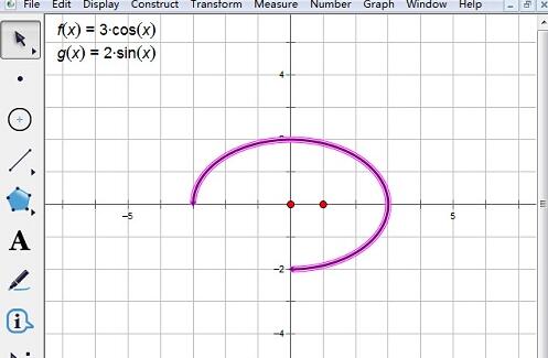 Comment dessiner une ellipse à laide de la fonction de dessin de courbe paramétrique sur le carnet de croquis géométrique