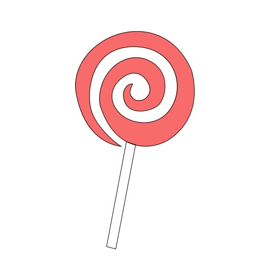 How to design cartoon lollipop in Photoshop