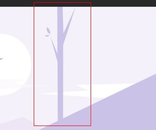 photoshop绘制一幅淡紫色的扁平化森林插画的操作流程