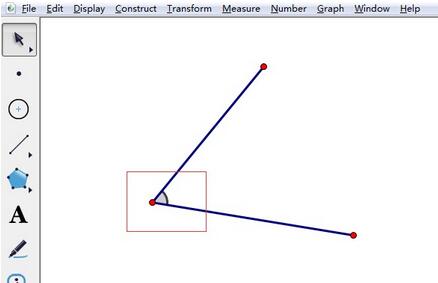 Tutorial ringkas tentang mengurangkan lengkok sudut yang ditanda dalam Geometry Sketchpad