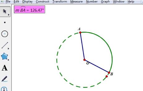 Detaillierte Vorgehensweise zum Messen des Bogenmaßwinkels mit dem geometrischen Skizzenblock