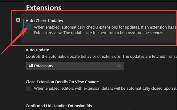 Bagaimana untuk menyediakan Vscode untuk menyemak kemas kini secara automatik_Cara menyediakan Vscode untuk menyemak kemas kini secara automatik