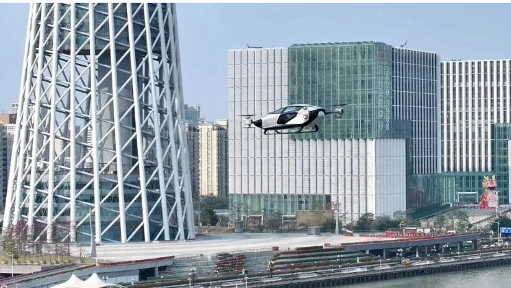 Guangzhou leads the country in building a low-altitude economic demonstration island and launching flying car infrastructure