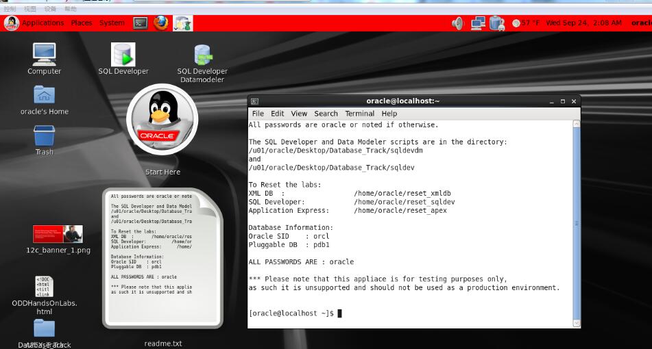 Quickly set up Linux operating system and Oracle database