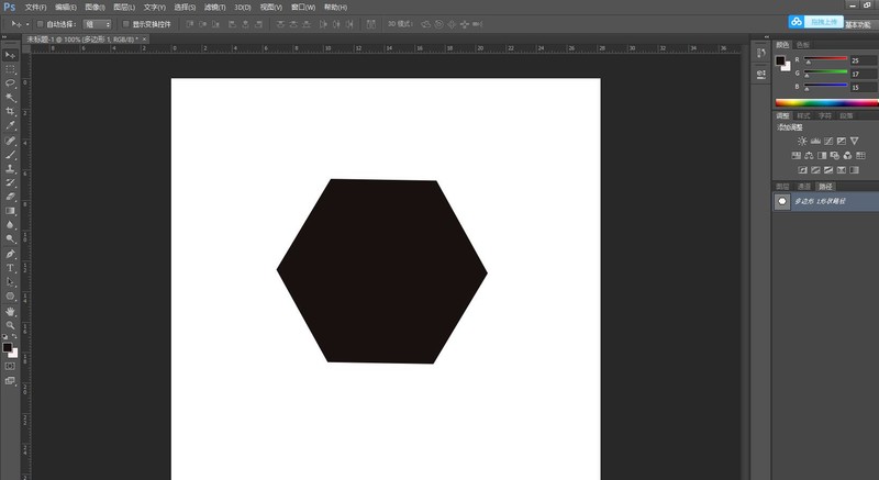 How to design a three-dimensional hexagonal button icon in PS_PS tutorial to create a hexagonal three-dimensional button with texture