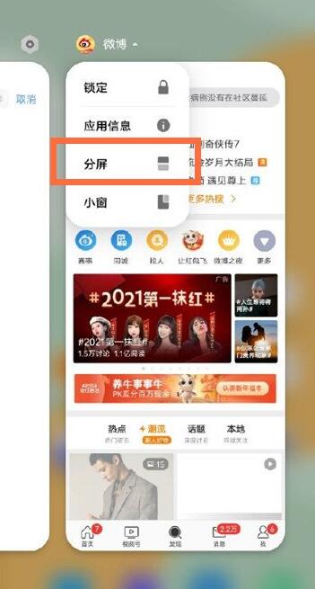 vivos9怎么分屏 vivos9分屏功能使用方法