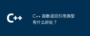 C++ 函数返回引用类型有什么好处?