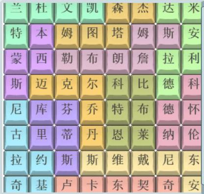 《文字找茬大師》籃球巨星連上籃球巨星名字通關攻略