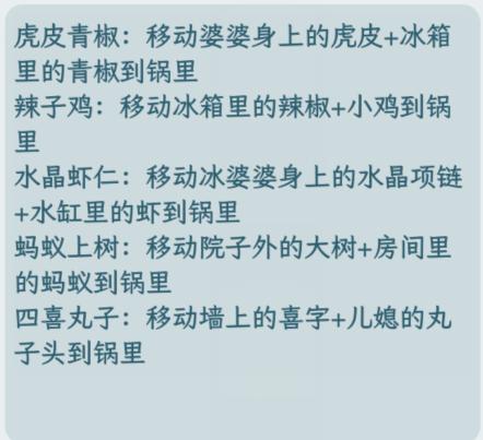 《文字找碴大師》過年煮飯幫助媳婦做好年夜飯通關攻略