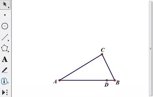 Tutorial on how to use Geometric Sketchpad to construct points inside a triangle