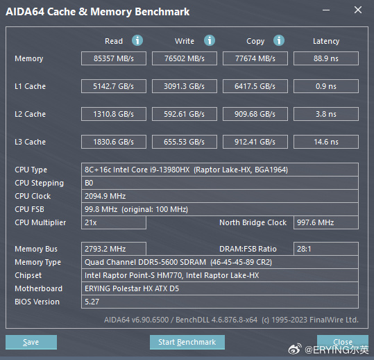 尔英推出 13 代酷睿 HX55 板载 CPU 主板：可选 i5 至 i9 处理器，1399 元起