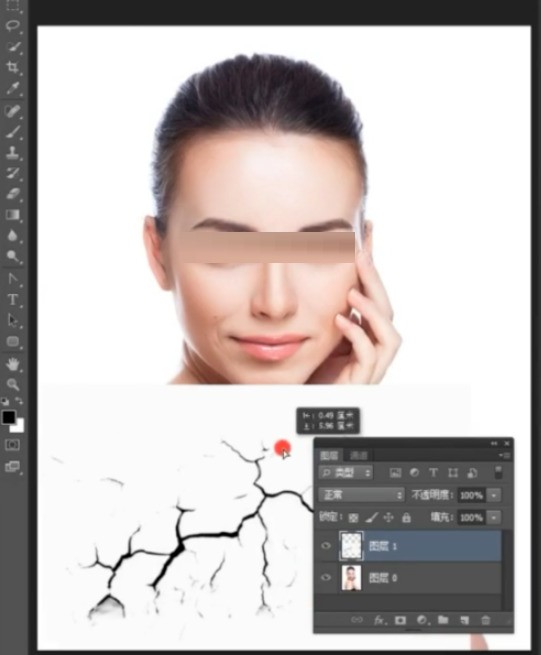 How to design crack effect in PS_Steps to design crack effect in PS