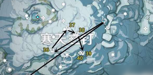 Genshin Impact Crimson Chalcedony Detailed Location Illustration