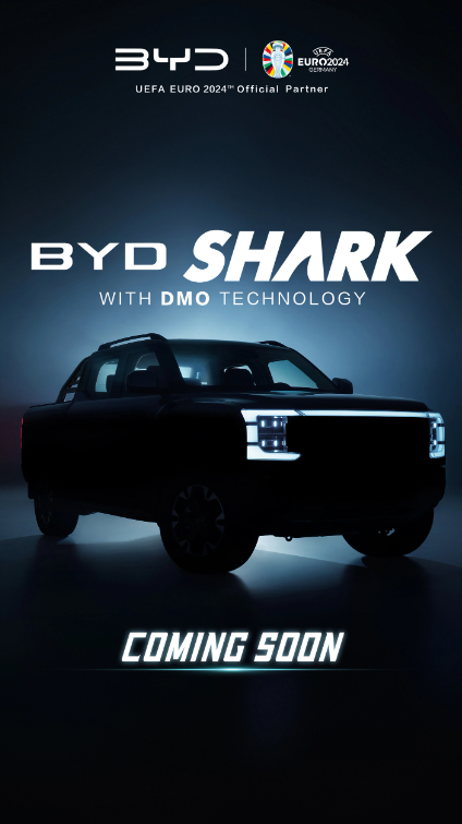 比亚迪进军皮卡市场，BYD SHARK新能源皮卡正式发布