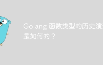 Wie ist die historische Entwicklung der Golang-Funktionstypen?