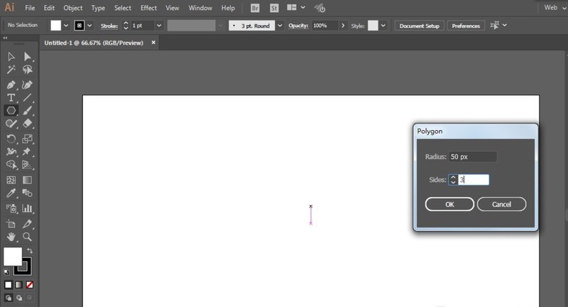 Tutoriel graphique sur la façon de concevoir une icône de tente à laide de lIA