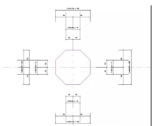 How to draw a parametric octagonal component in Revit