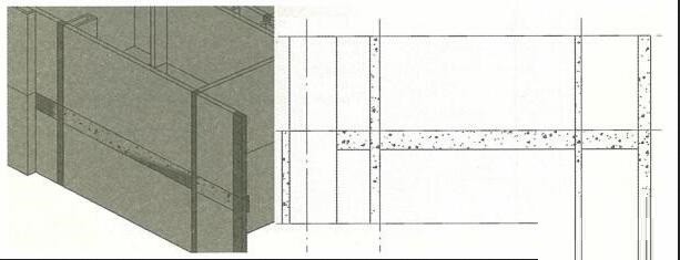 Revit で多層マテリアルで構築された壁をセットアップする詳細な手順