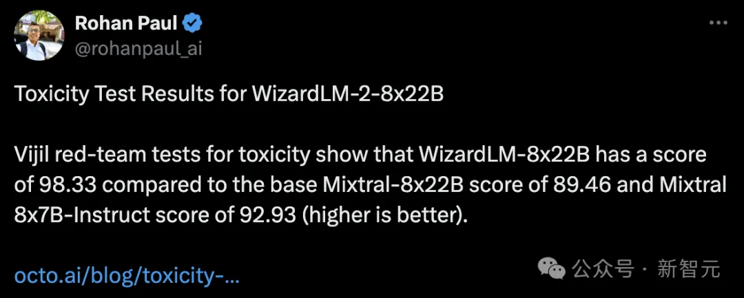 Quelques heures après sa sortie, Microsoft a supprimé un grand modèle open source comparable à GPT-4 en quelques secondes ! Jai oublié de faire un test anti-poison