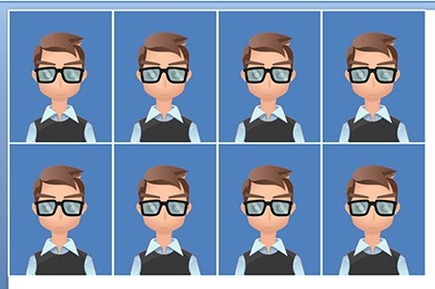How to change the background color of PPT ID photo_A small tool can help you
