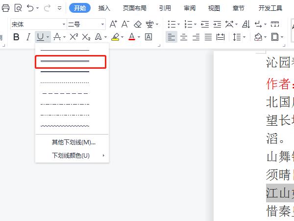 How to add double solid lines to text in word_How to add double solid lines to text in word