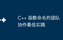 C++ 函数命名的团队协作最佳实践