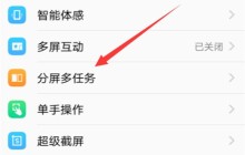 vivox21中快速分屏的具体步骤