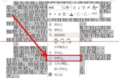 word字体放大后显示不完整的处理操作内容