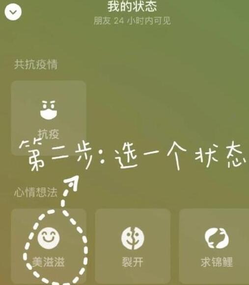 Setting method for adding small animals to WeChat status pig raising