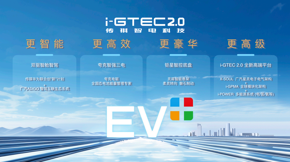 传祺新能源于北京车展发布EV+解决方案