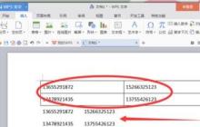 word把个人信息的手机号其中四位设成星号的操作步骤