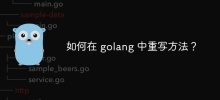 如何在 golang 中重寫方法？