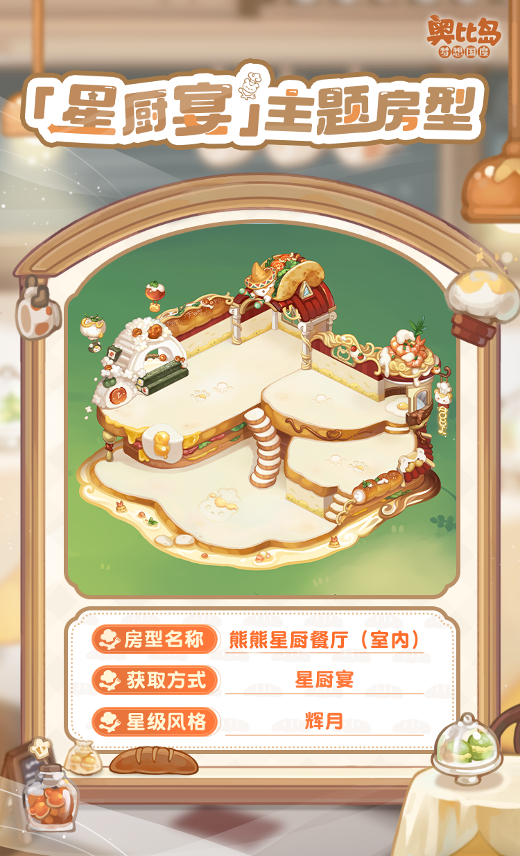 The PV version of the Obi Island mobile game Star Chef Banquet is coming! Food themed fashion & furniture are now online!