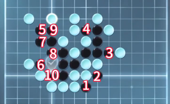 How to pass the thirty-one endgame of the backgammon mobile game Nishuihan