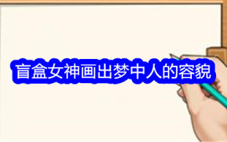 《就我眼神好》盲盒女神畫出夢中人的外表通關攻略