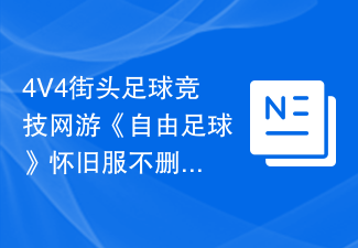 4V4街头足球竞技网游《自由足球》怀旧服不删档开测预约，喜从天降！