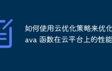 如何使用云优化策略来优化 Java 函数在云平台上的性能？