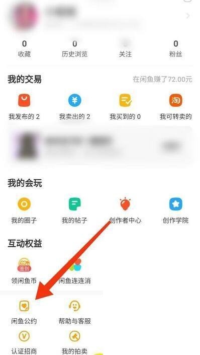 闲鱼怎么查看闲鱼公约_闲鱼查看闲鱼公约方法