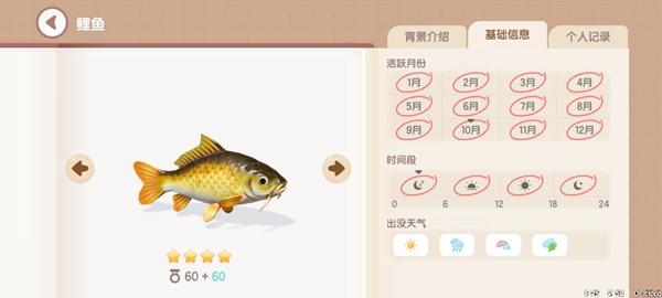 Heartbeat Town Fishing Illustrated List