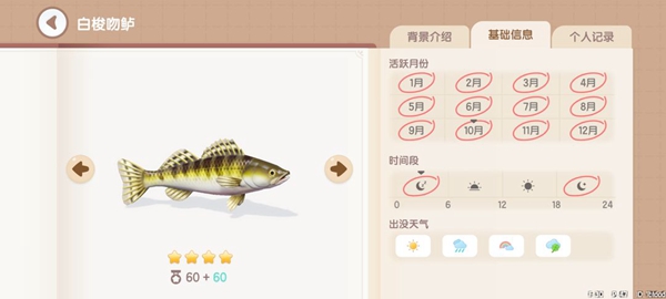 Heartbeat Town Fishing Illustrated List