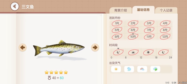 Heartbeat Town Fishing Illustrated List