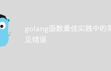 golang函数最佳实践中的常见错误